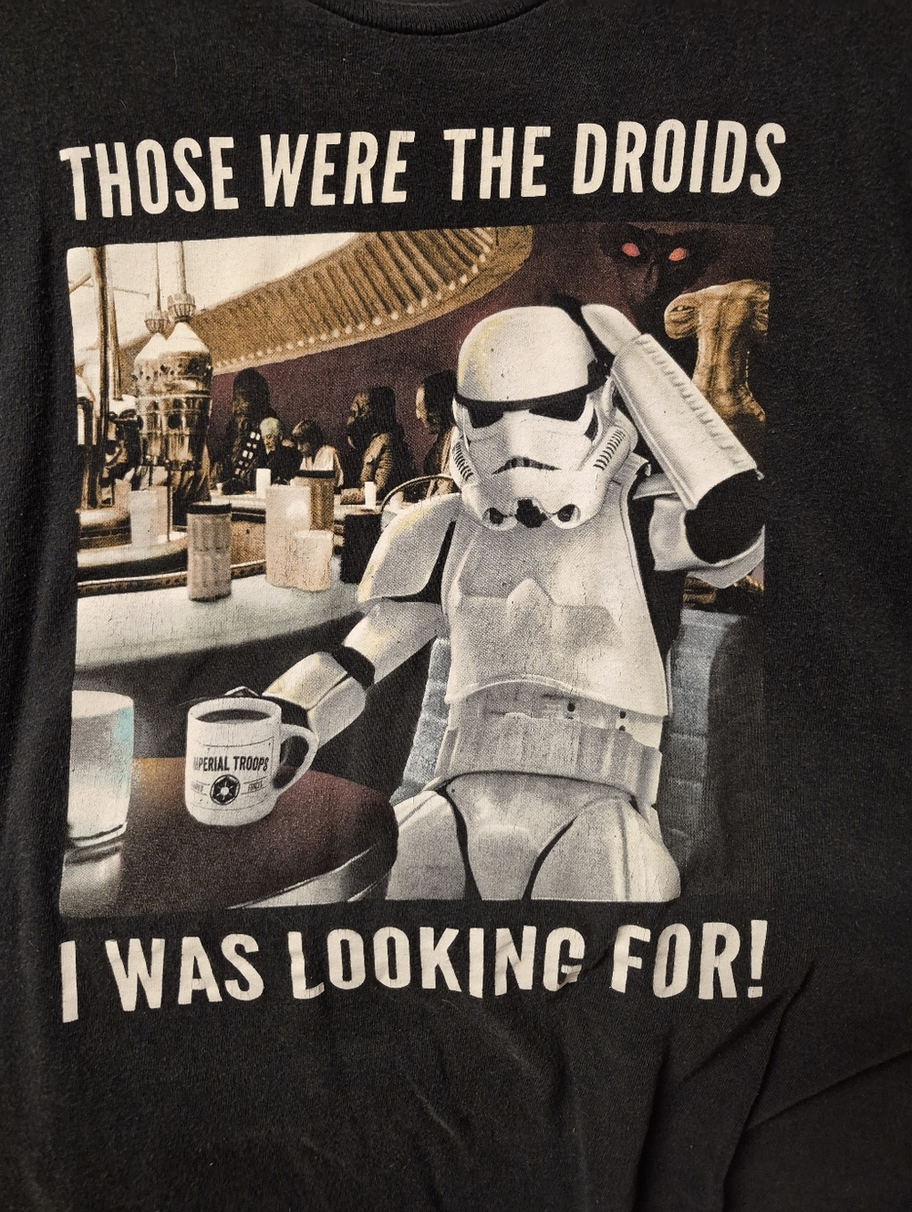 Star Wars Stormtrooper Graphic Tee - Black